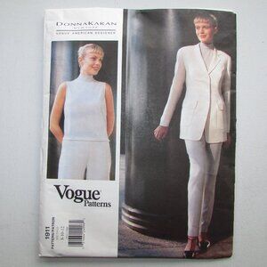 DKNY Donna Karan New York Vogue Sewing Pattern - 1911 - Sz 8-10-12 - NEW
